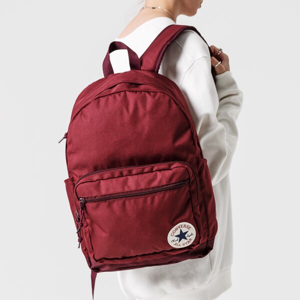 Детска раница CONVERSE РАНИЦА GO 2 BACKPACK 10017261-a03 цвят бордо