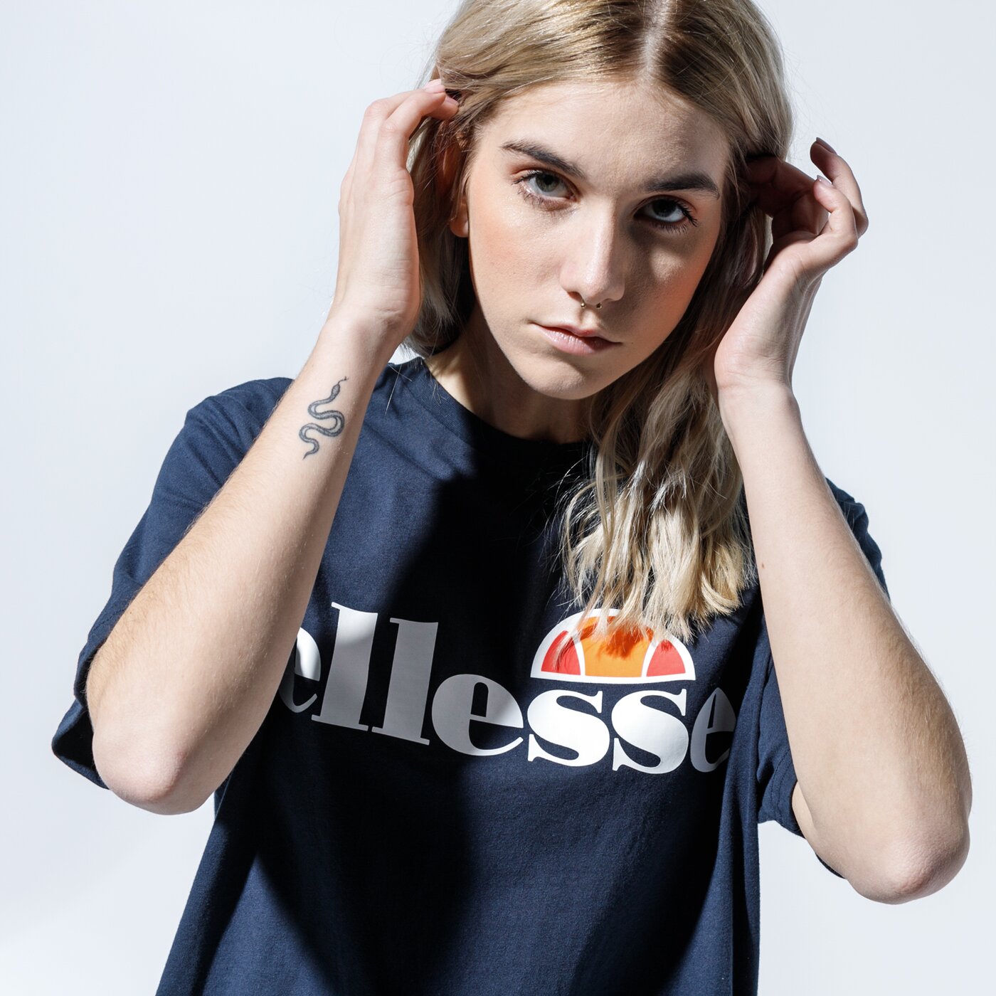 Дамска тениска ELLESSE ТЕНИСКА ALBANY NAVY sgs03237429 цвят тъмносин