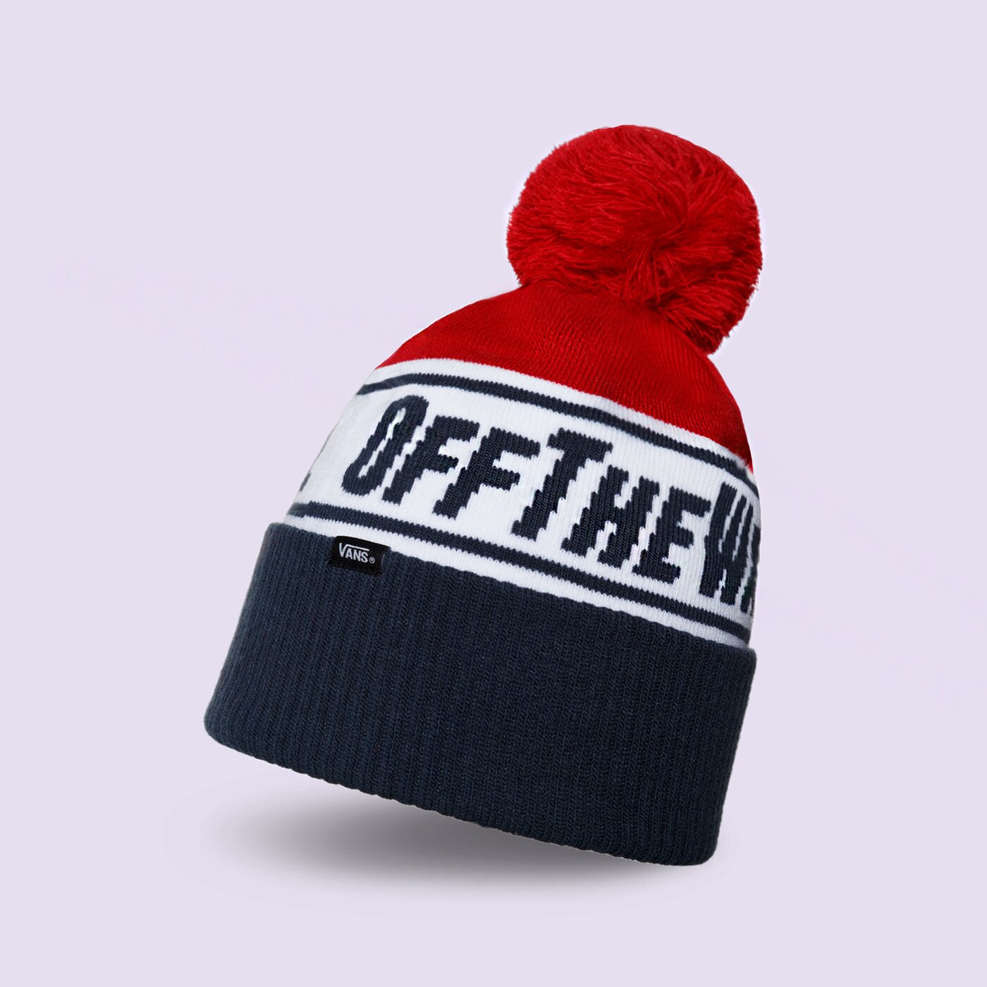 Дамска зимна шапка VANS ЗИМНА ШАПКА MN OFF THE WALL POM BEANIE vn0a2yr7ky91 цвят многоцветен