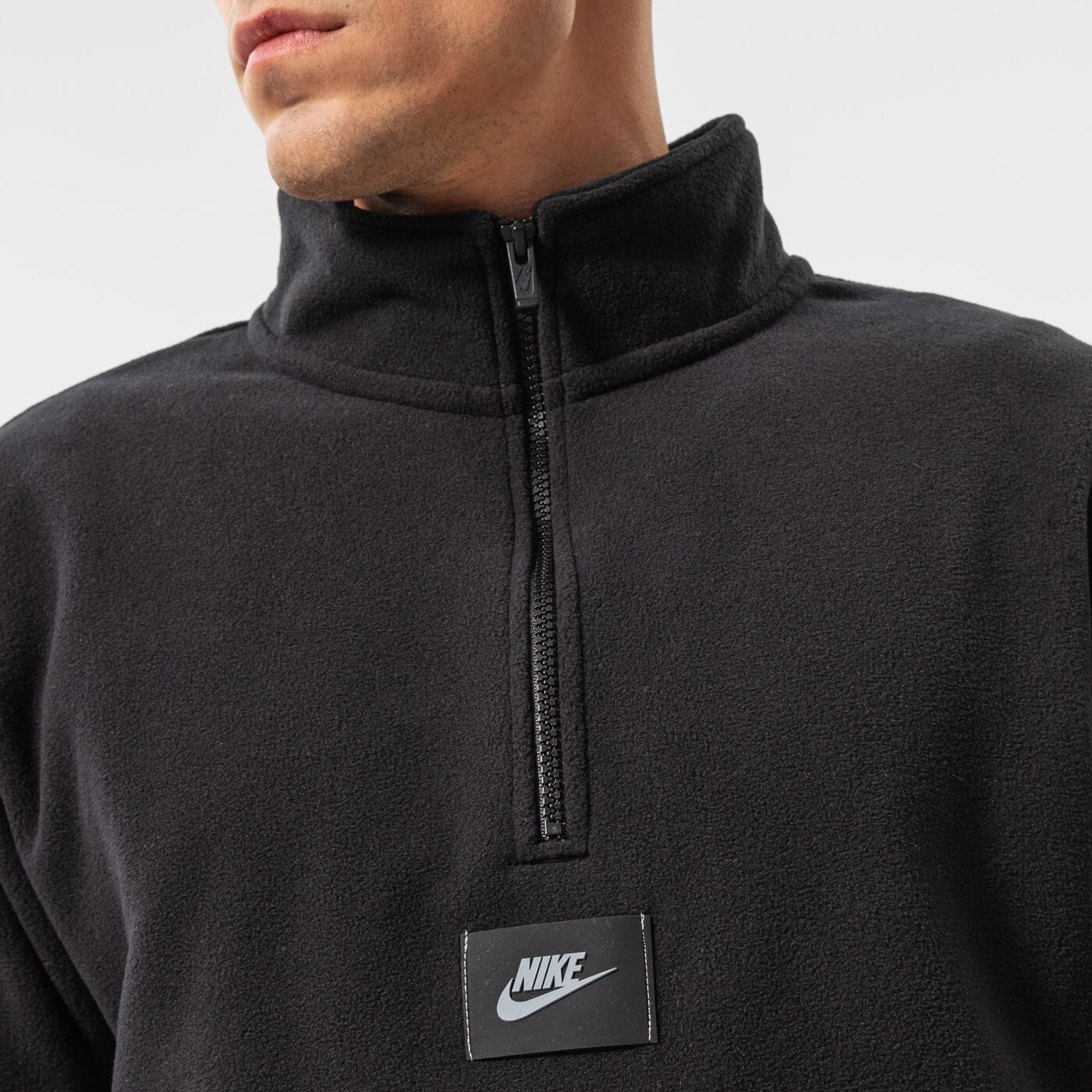 Мъжки суичър NIKE ПОЛАР M NSW SPU TF ПОЛАР FLC HZ ТОП do2638-010 цвят черен