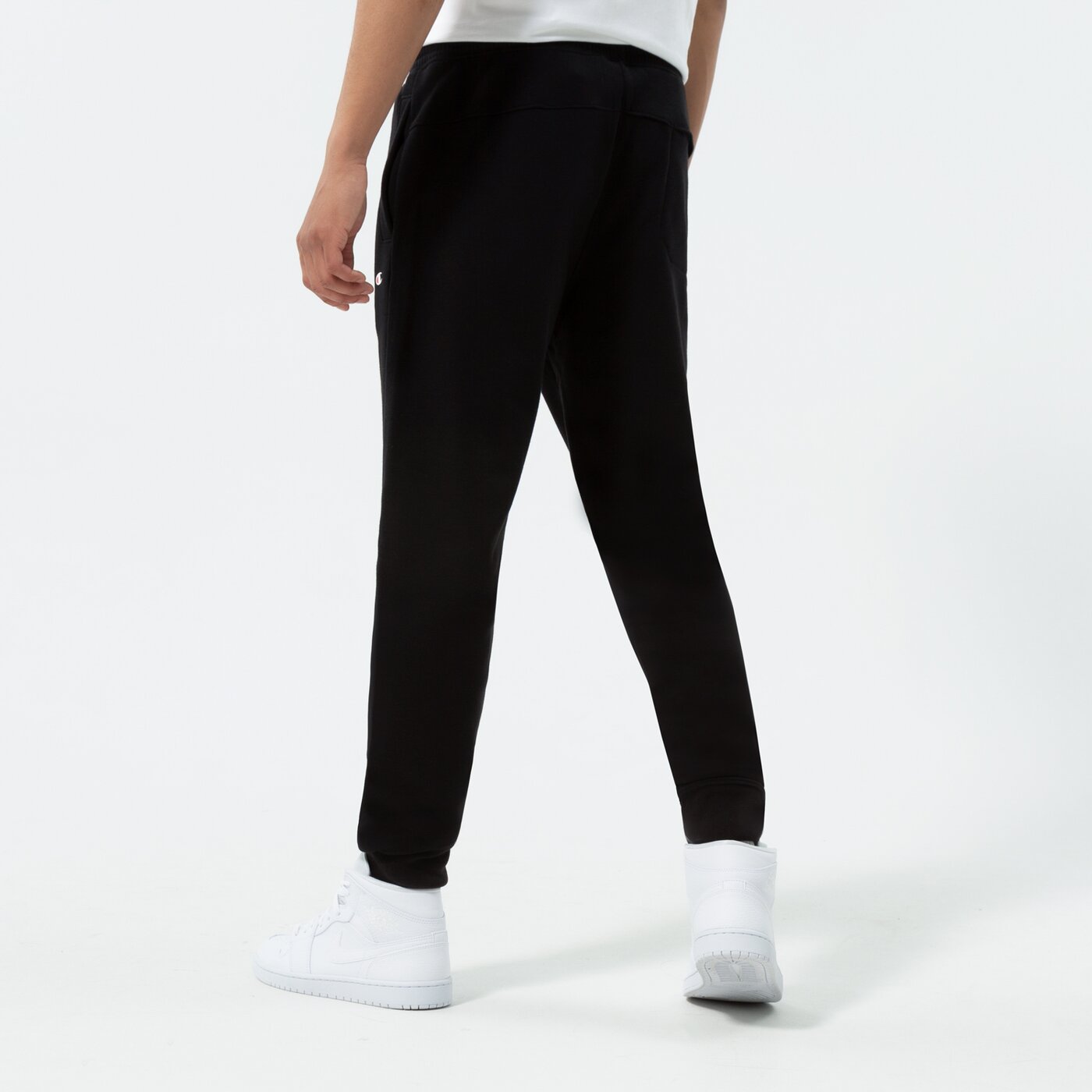 Мъжки панталони CHAMPION ПАНТАЛОНИ RIB CUFF PANTS 217426kk001 цвят черен