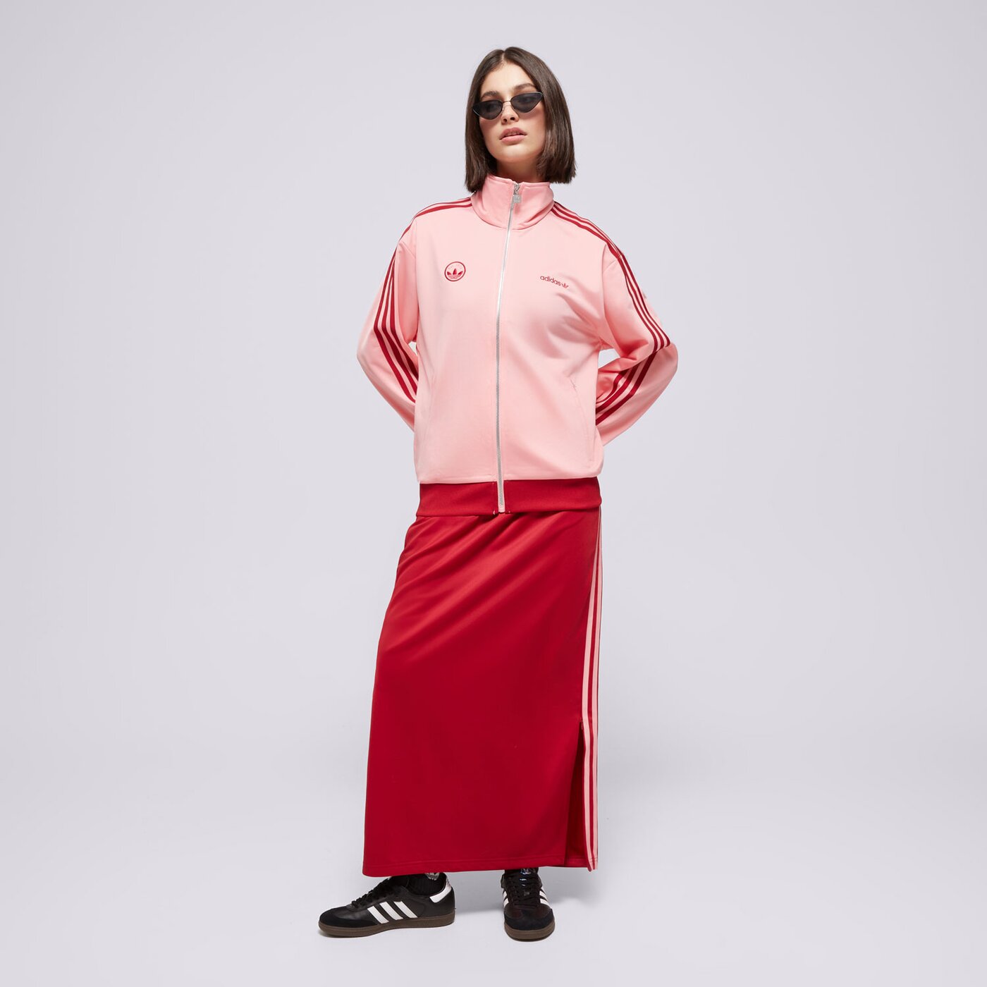 Дамски ADIDAS ПОЛА MAXI SKIRT iz2675 цвят червен