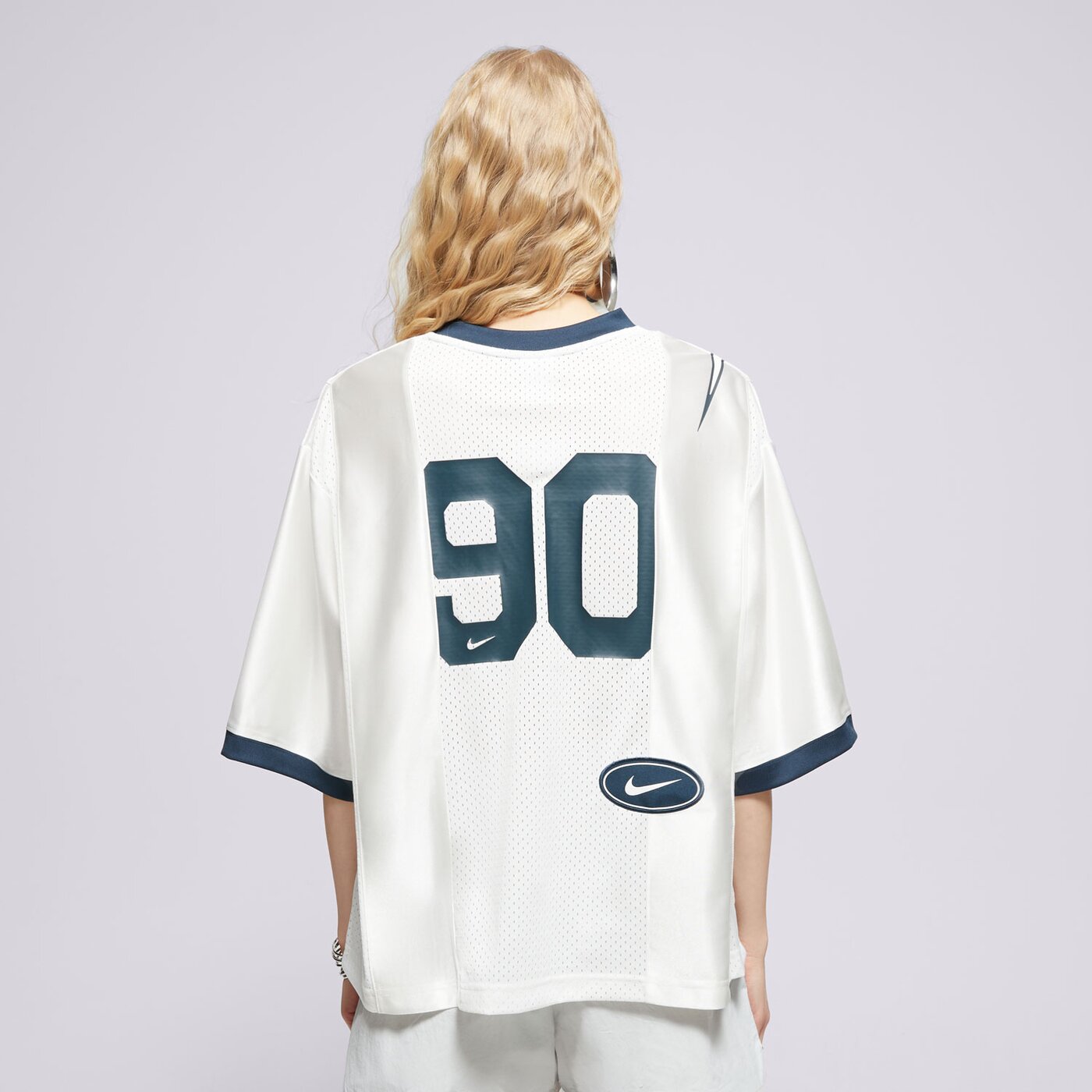 Дамска тениска NIKE ТЕНИСКА W NSW STREET SS GX JRSY ТОП hj0280-133 цвят кремав