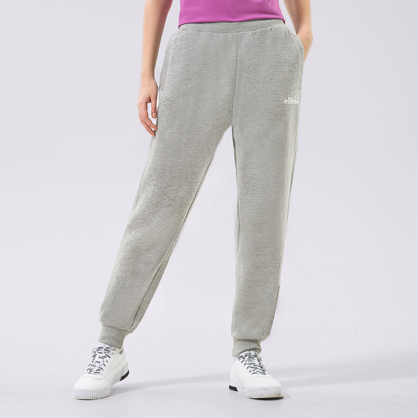 Дамски панталони ELLESSE ПАНТАЛОНИ MAJANA JOG PANT GREY MRL sgp16457112 цвят сив