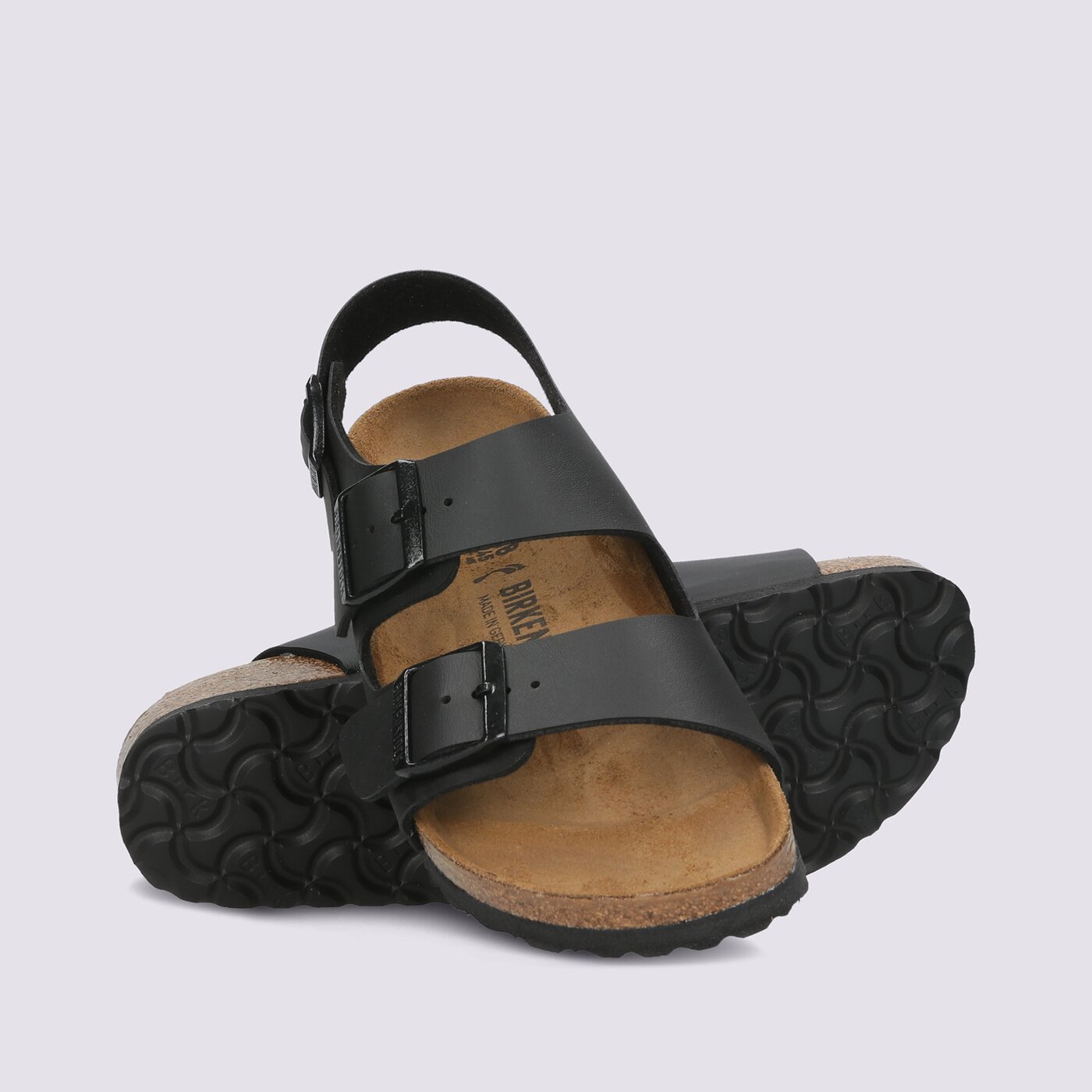 Дамски чехли и сандали BIRKENSTOCK MILANO BS 34793 цвят черен