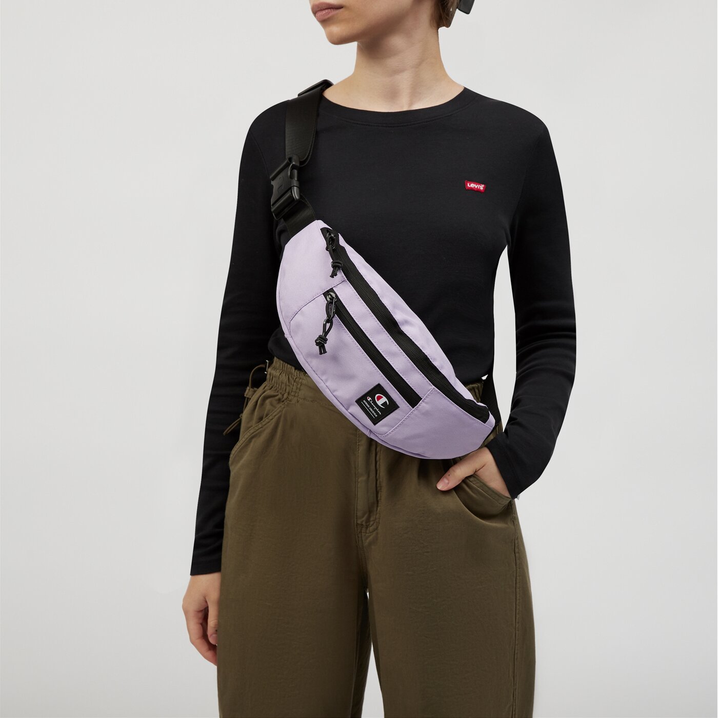 Мъжка чанта за кръст CHAMPION ЧАНТА BELT BAG 802349vs022 цвят виолетов