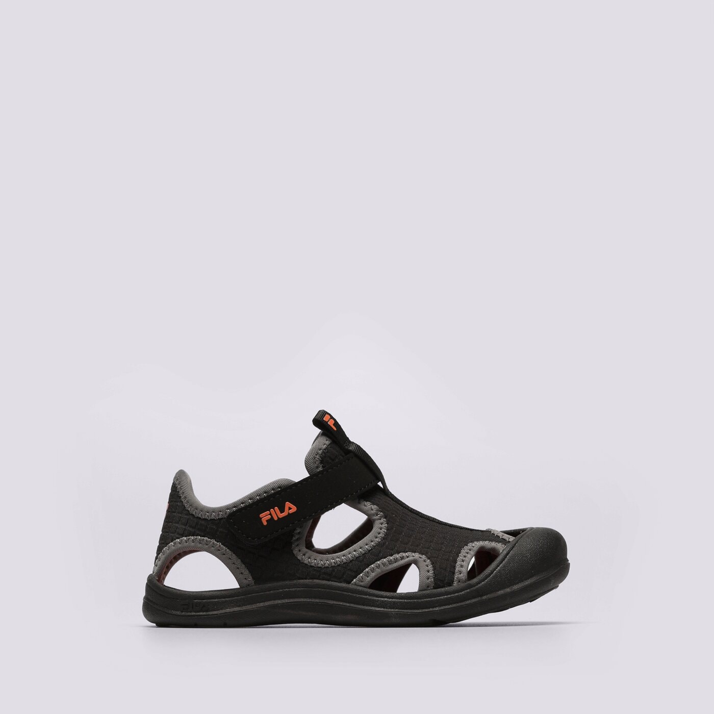 Детски чехли и сандали FILA AQUA KD 3sm01943-006 цвят черен