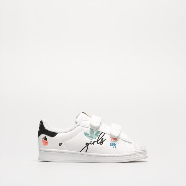 Детски маратонки ADIDAS SUPERSTAR PU.CF I h00779 цвят бял