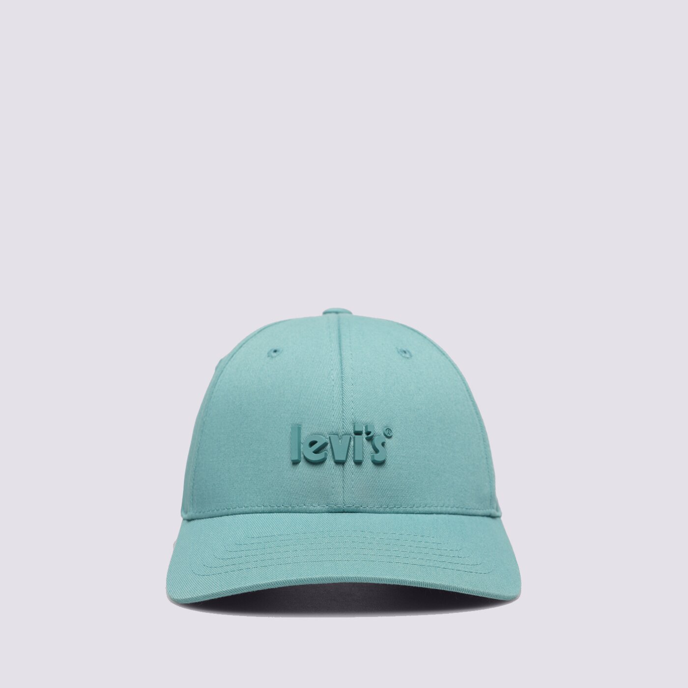 Дамска шапка с козирка LEVI'S ШАПКА POSTER LOGO FLEXFIT CAP d66250016 цвят зелен