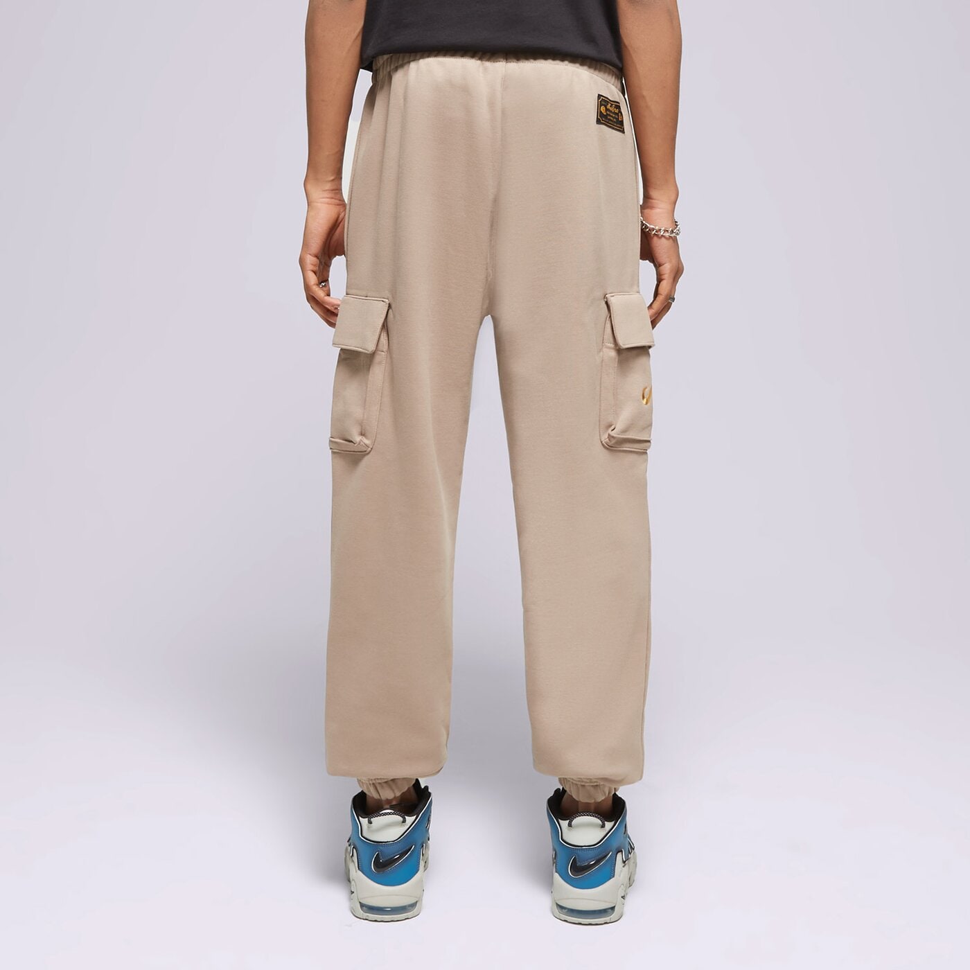 Мъжки панталони NEW ERA ПАНТАЛОНИ NE SCRIPT CARGO NONE 60435406 цвят кафяв