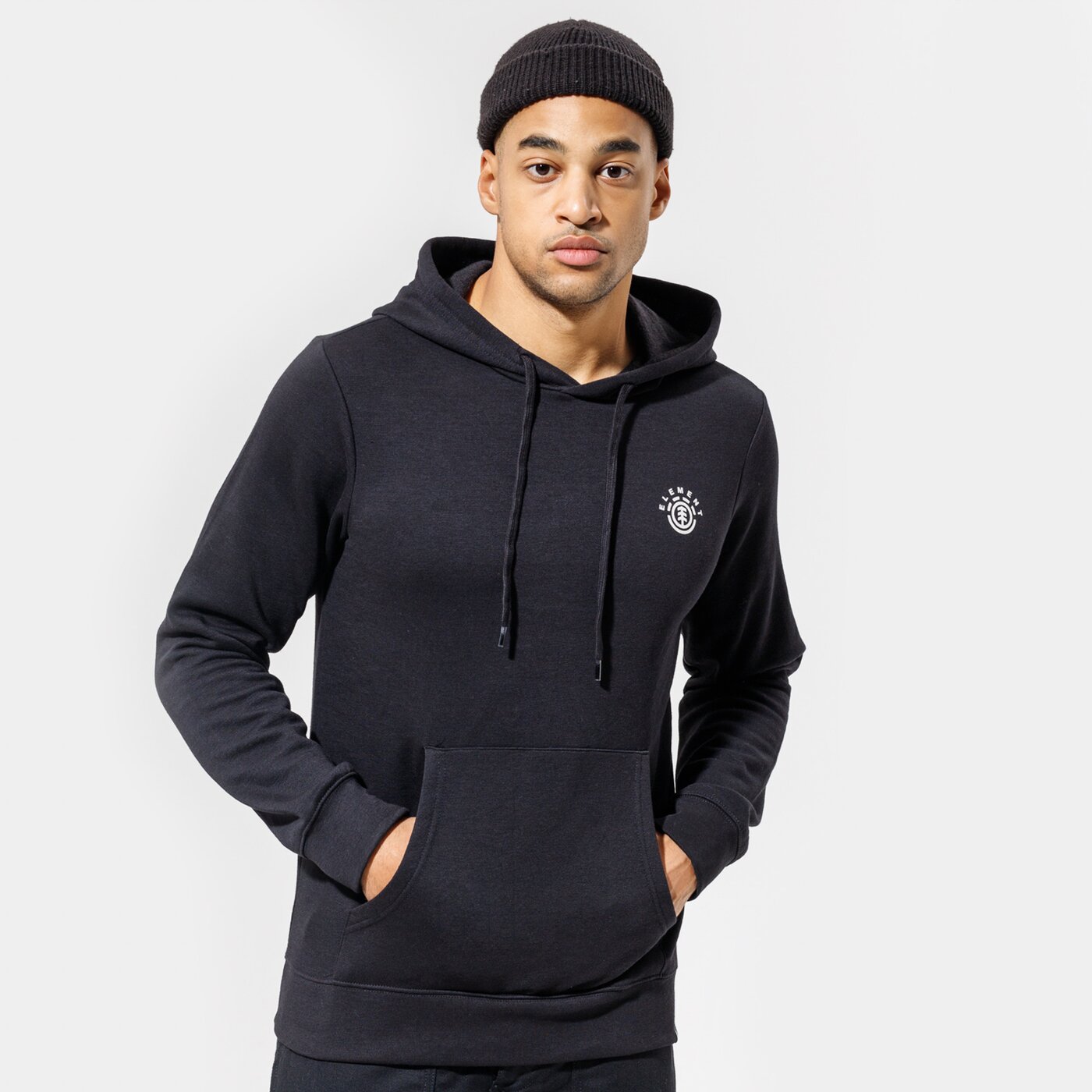 Мъжки суичър ELEMENT СУИТЧЪР С КАЧУЛКА IVYHILL HOOD z1hoe13732 цвят черен