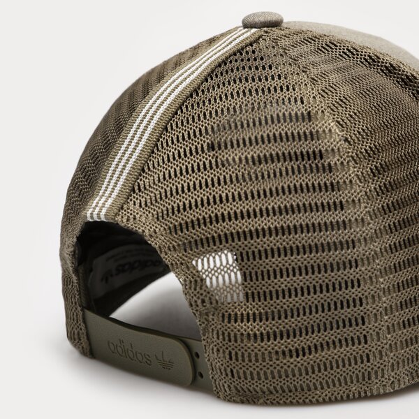 Мъжка шапка с козирка ADIDAS ШАПКА CURVED TRUCKER ic0021 цвят зелен