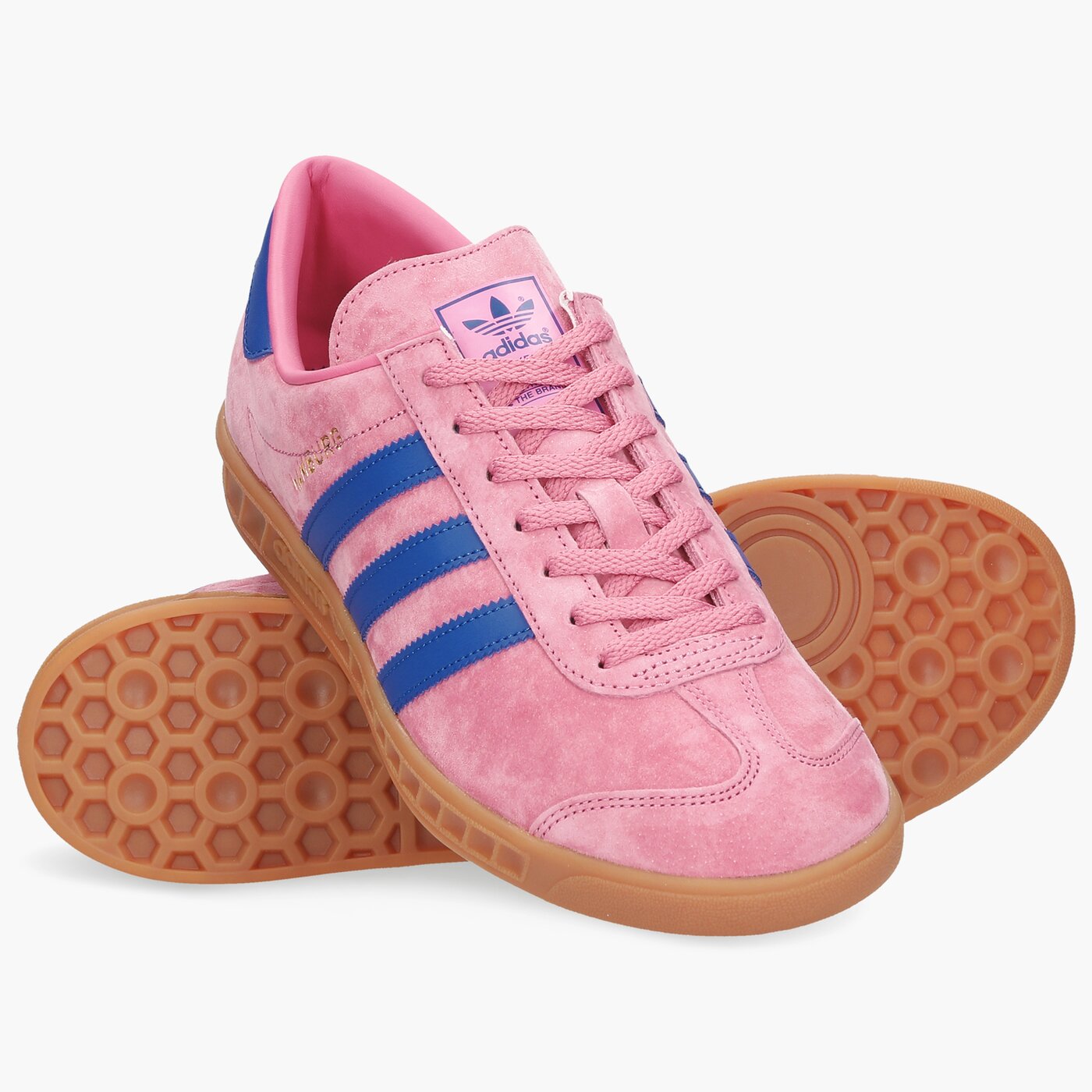 Мъжки маратонки ADIDAS HAMBURG h00446 цвят розов