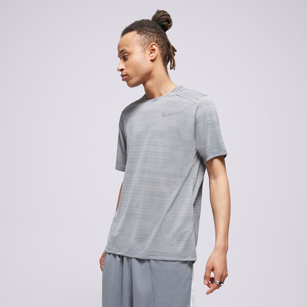Мъжка тениска NIKE MILER TEE SMOKE aj7565084 цвят сив