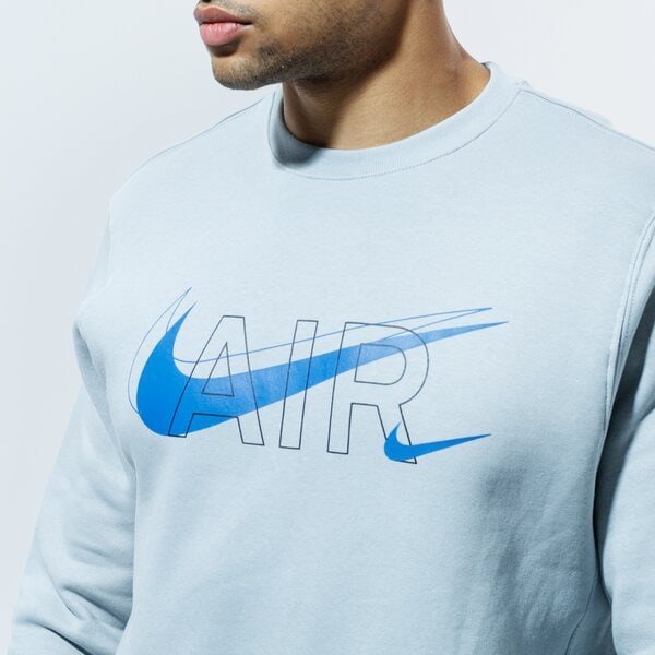 Мъжки суичър NIKE СУИТЧЪР M NSW CREW PRNT PACK BB dd9699-077 цвят сив