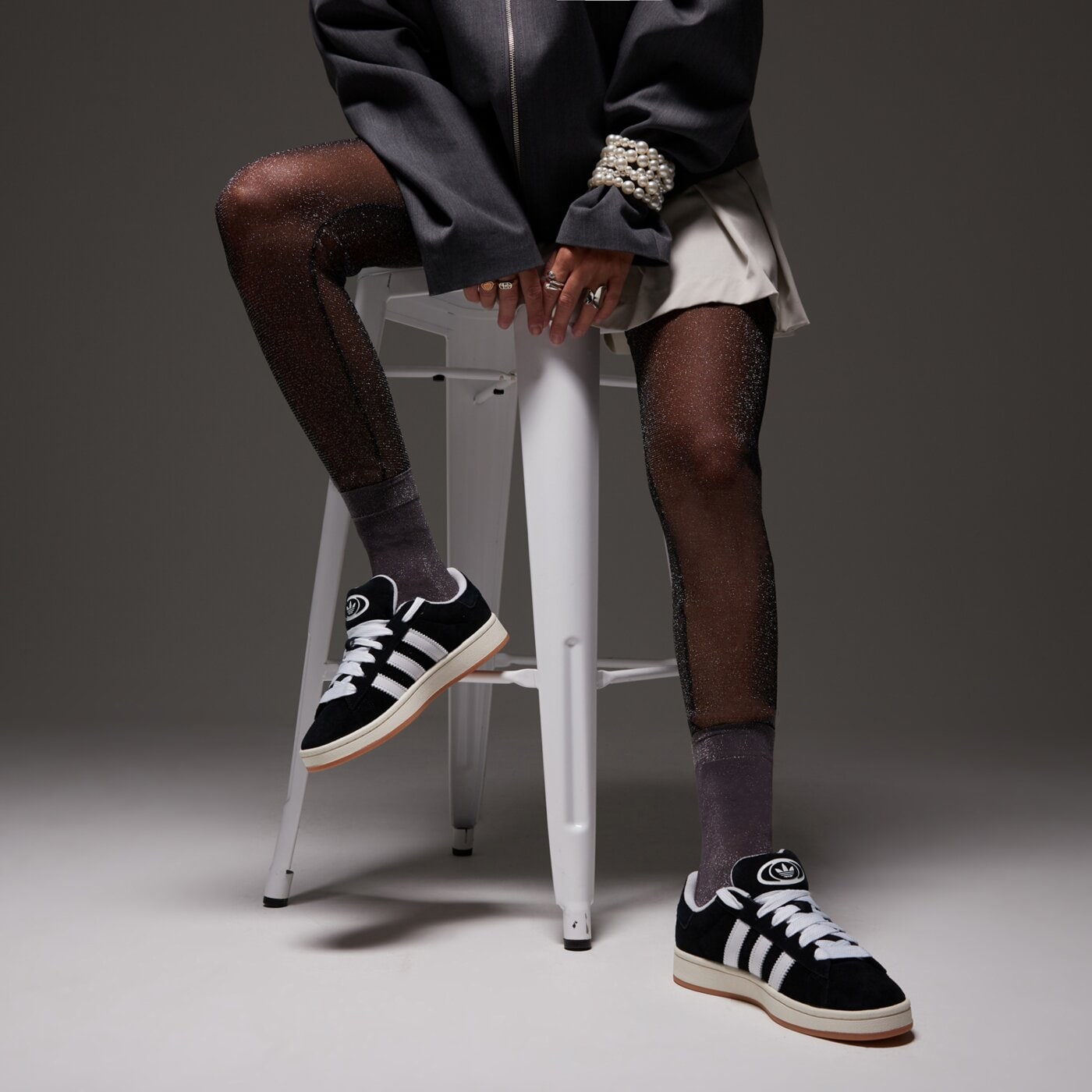 Дамски маратонки ADIDAS CAMPUS 00S hq8708 цвят черен