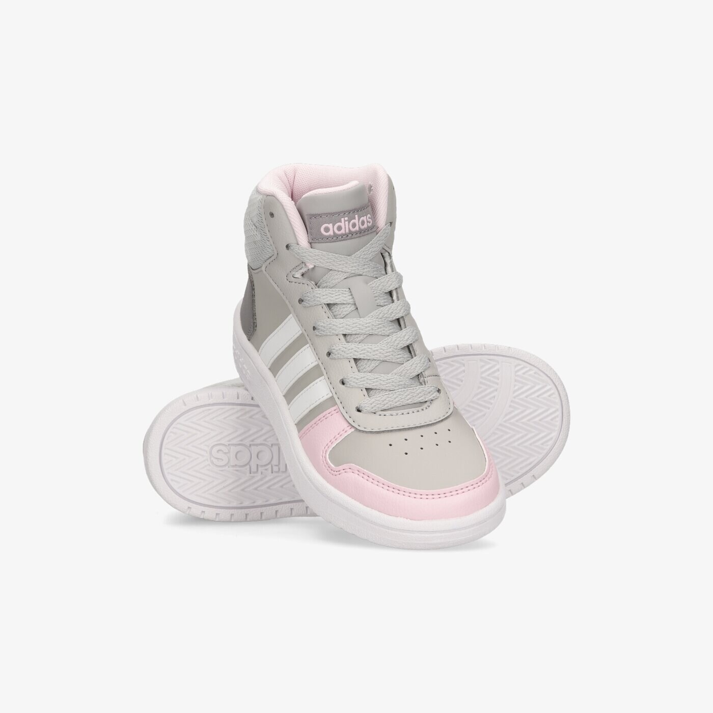Детски маратонки ADIDAS HOOPS MID 2.0 K gz7772 цвят сив