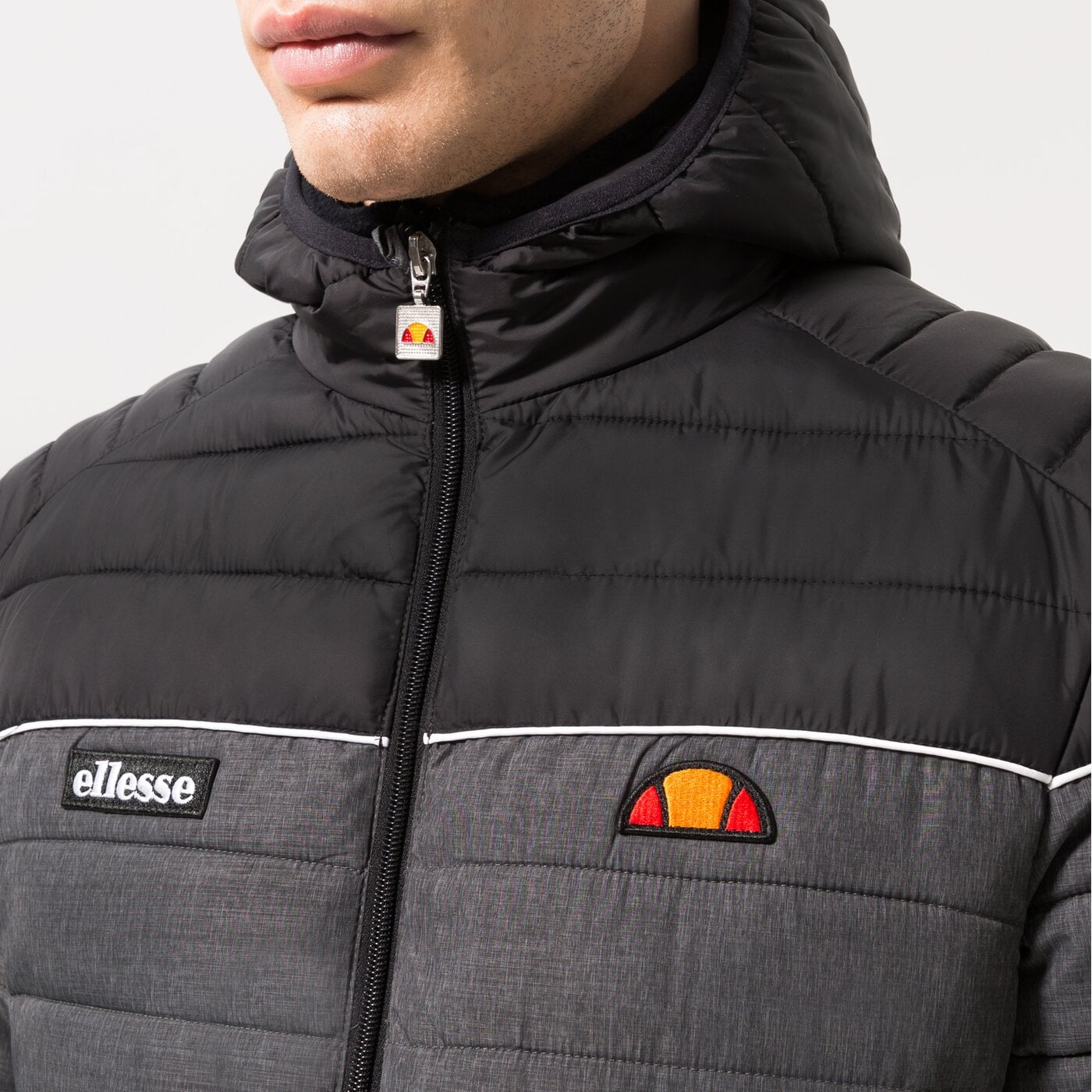 Мъжко зимно яке ELLESSE ЯКЕ ПУХЕН LOMBARDY 2 BLK/DGREY MRL PADDED JACKET shk13274048 цвят черен