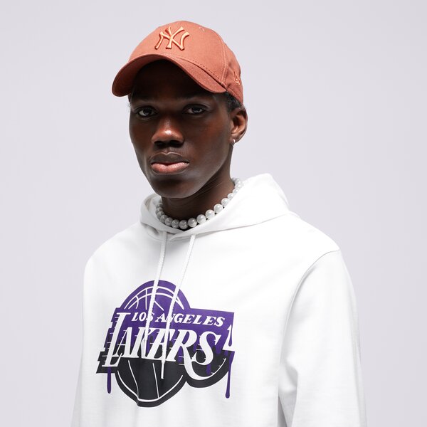 Мъжки суичър NEW ERA СУИТЧЪР С КАЧУЛКА NBA DRIP LAKERS LOS ANGELES LAKERS 60332212 цвят бял