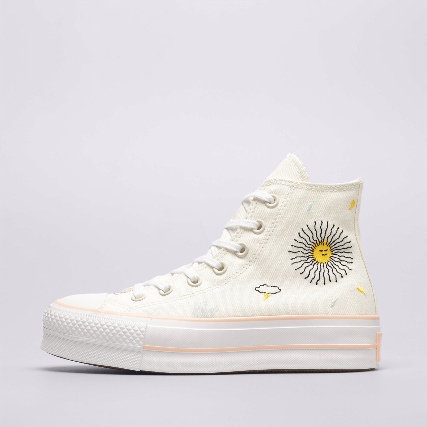 Дамски маратонки CONVERSE CHUCK TAYLOR ALL STAR LIFT a03516c цвят бял