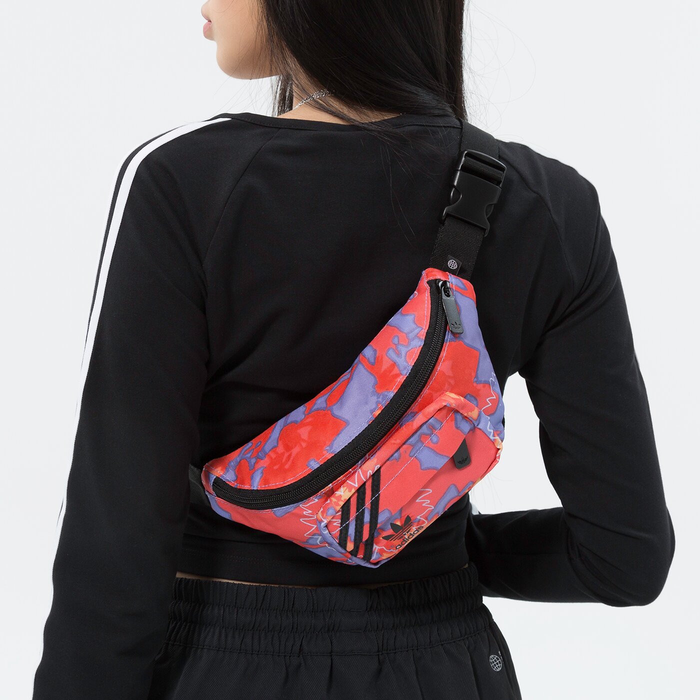 Дамска чанта за кръст ADIDAS ЧАНТА WAISTBAG he2150 цвят многоцветен