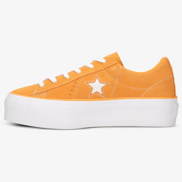 Дамски маратонки CONVERSE ONE STAR PLATFORM 563487c цвят оранжев