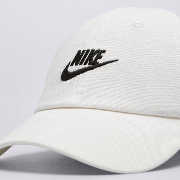 Дамска шапка с козирка NIKE ШАПКА U NK CLUB CAP U CB FUT WSH L fb5368-100 цвят бял