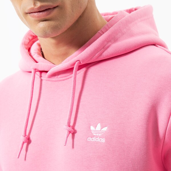 Мъжки суичър ADIDAS СУИТЧЪР С КАЧУЛКА ESSENTIAL HOODY hk0097 цвят розов