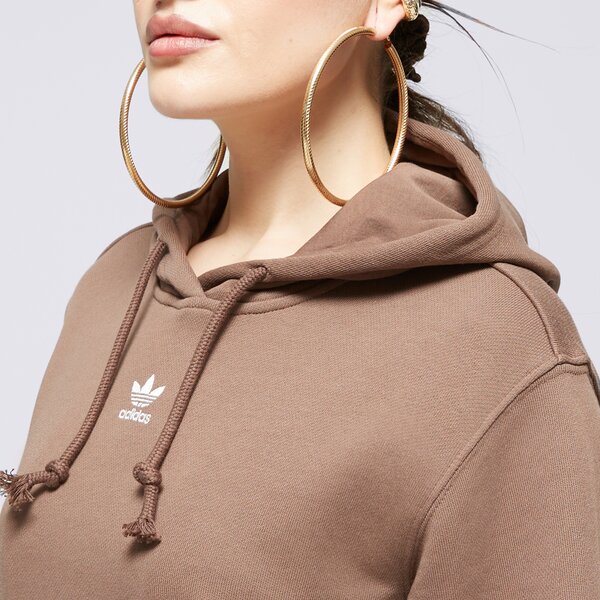 Дамски суичър ADIDAS СУИТЧЪР С КАЧУЛКА HOODIE ir5936 цвят кафяв