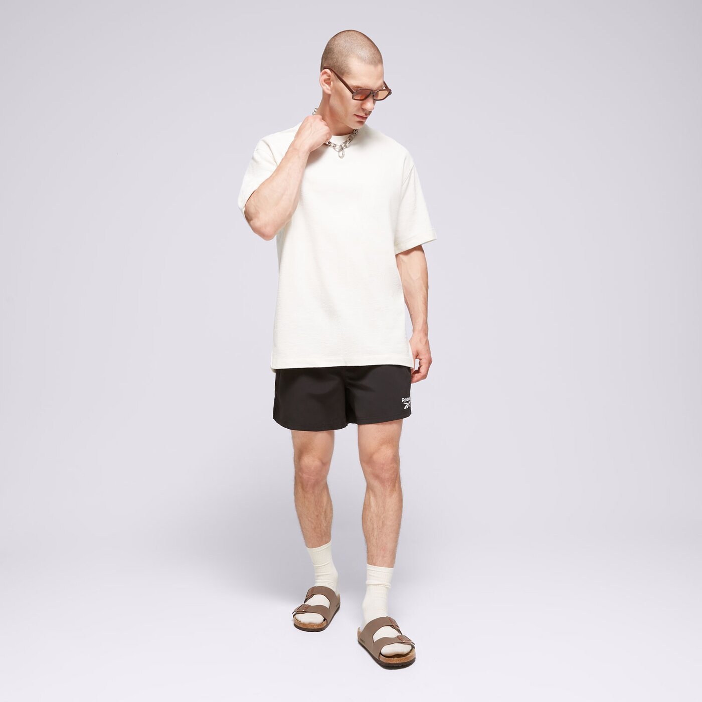 Мъжки къси панталони REEBOK ШОРТИ YALE l5_71002_rbk_bk цвят черен