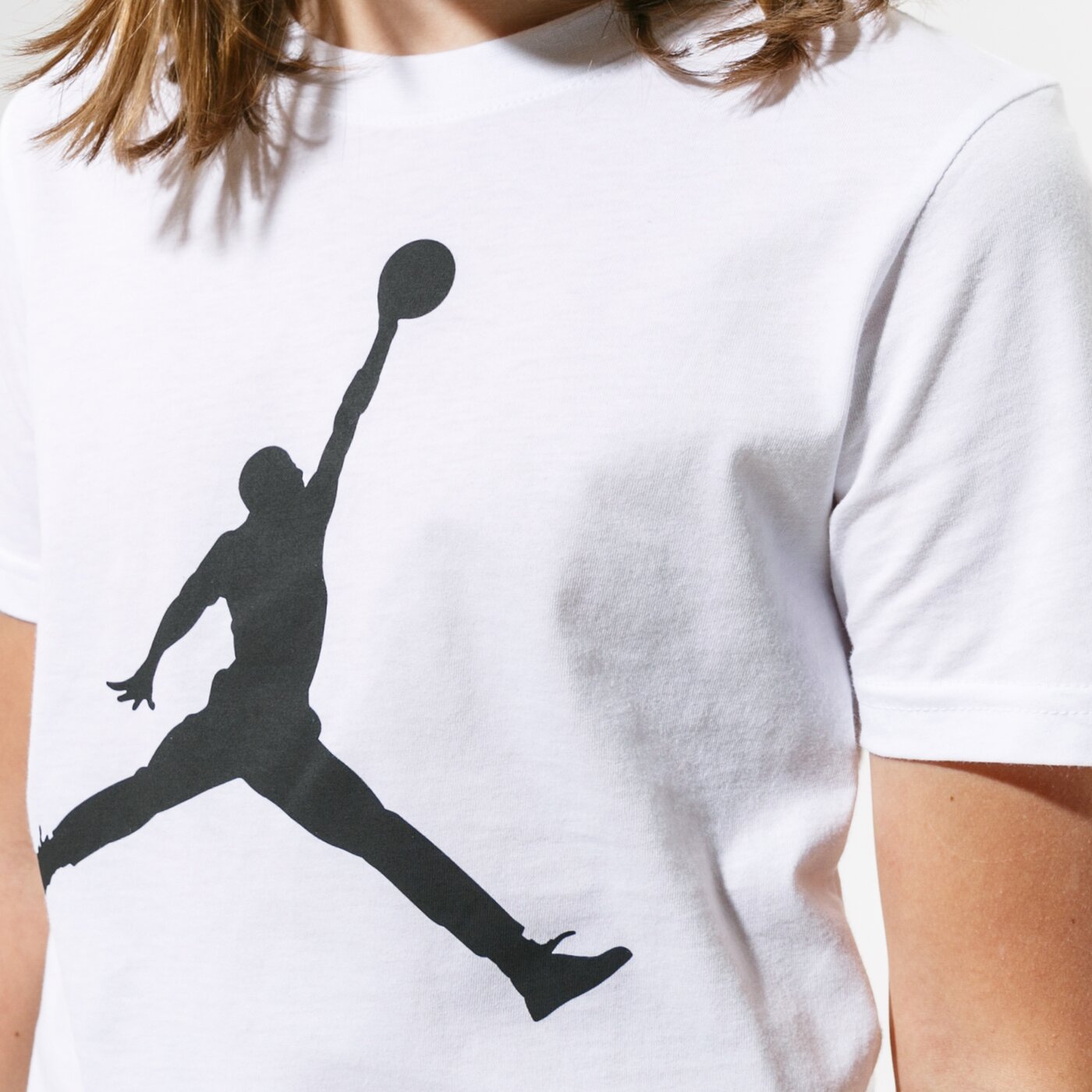 Детска тениска JORDAN ТЕНИСКА JUMPMANTEE 952423-001 цвят бял