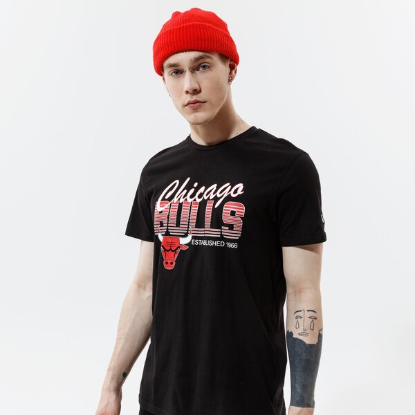 Мъжка тениска NEW ERA ТЕНИСКА NBA GRAPHIC TEE CHI BUL BLK 12593826 цвят черен