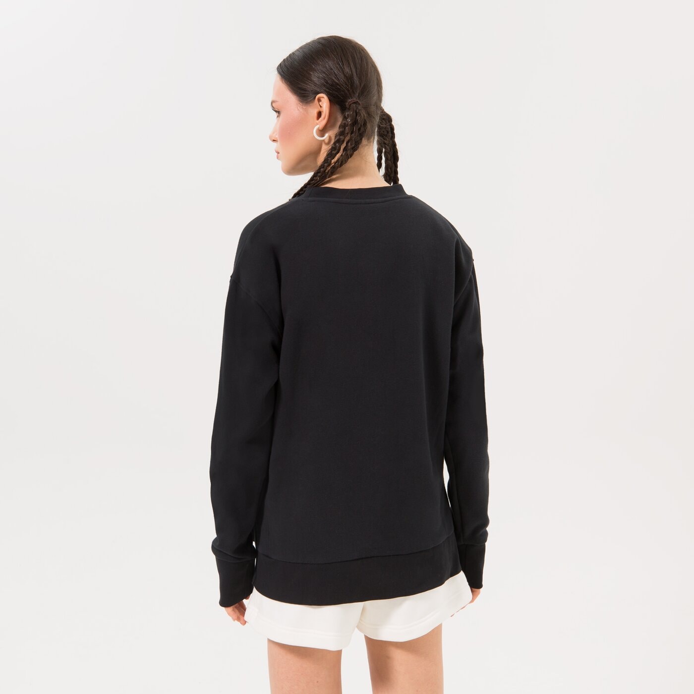 Дамски суичър JORDAN СУИТЧЪР BKN W NK FLC CREW CTS STMT NBA do0192-010 цвят черен