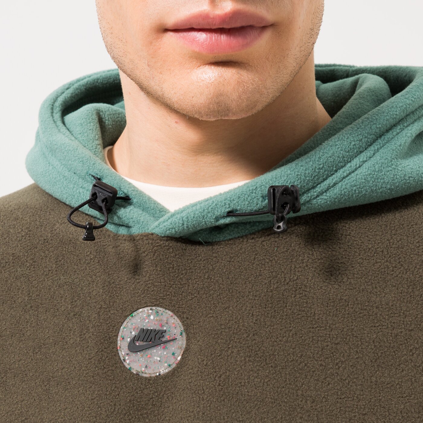 Мъжки суичър NIKE СУИТЧЪР С КАЧУЛКА M NSW SPU HOODY ПОЛАР dz5641-325 цвят зелен