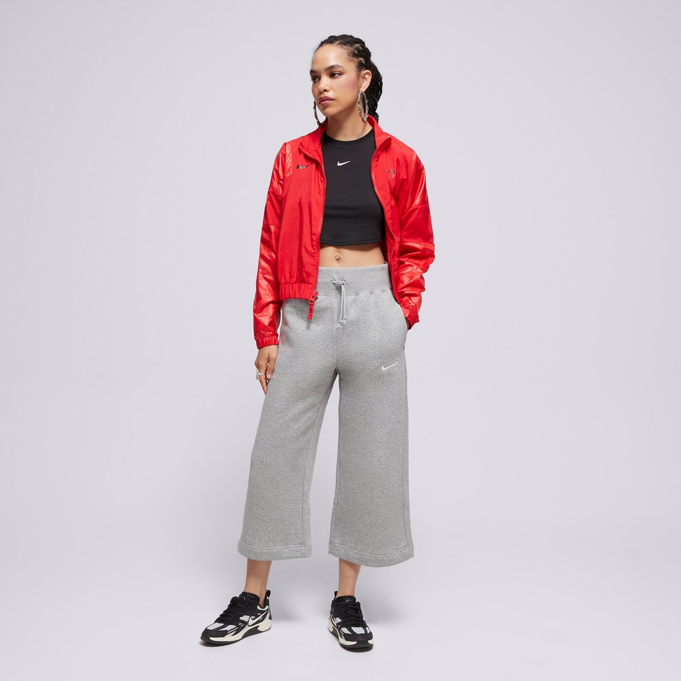 Дамска тениска NIKE ТЕНИСКА W NSW ESSNTL RIB CRP ПОТНИК fb8279-010 цвят черен