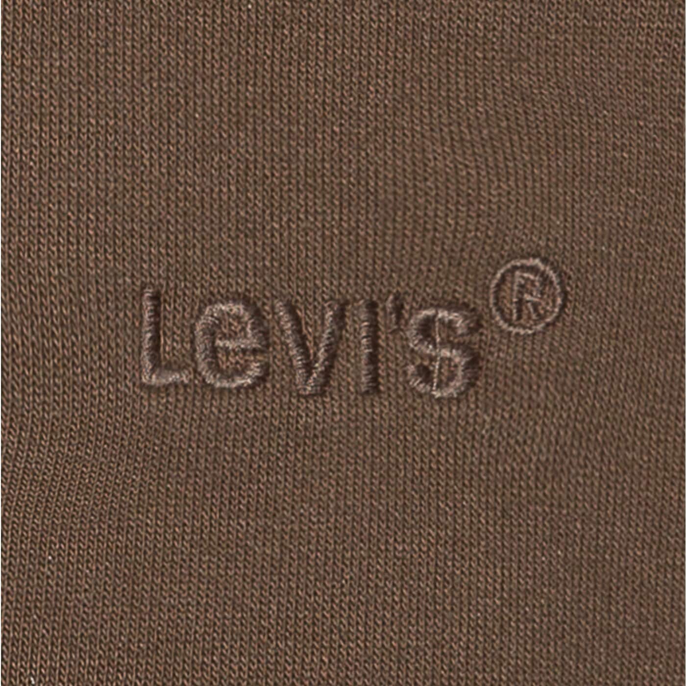 Мъжки суичър LEVI'S СУИТЧЪР AUTHENTIC CREW BROWNS a9244-0034 цвят кафяв