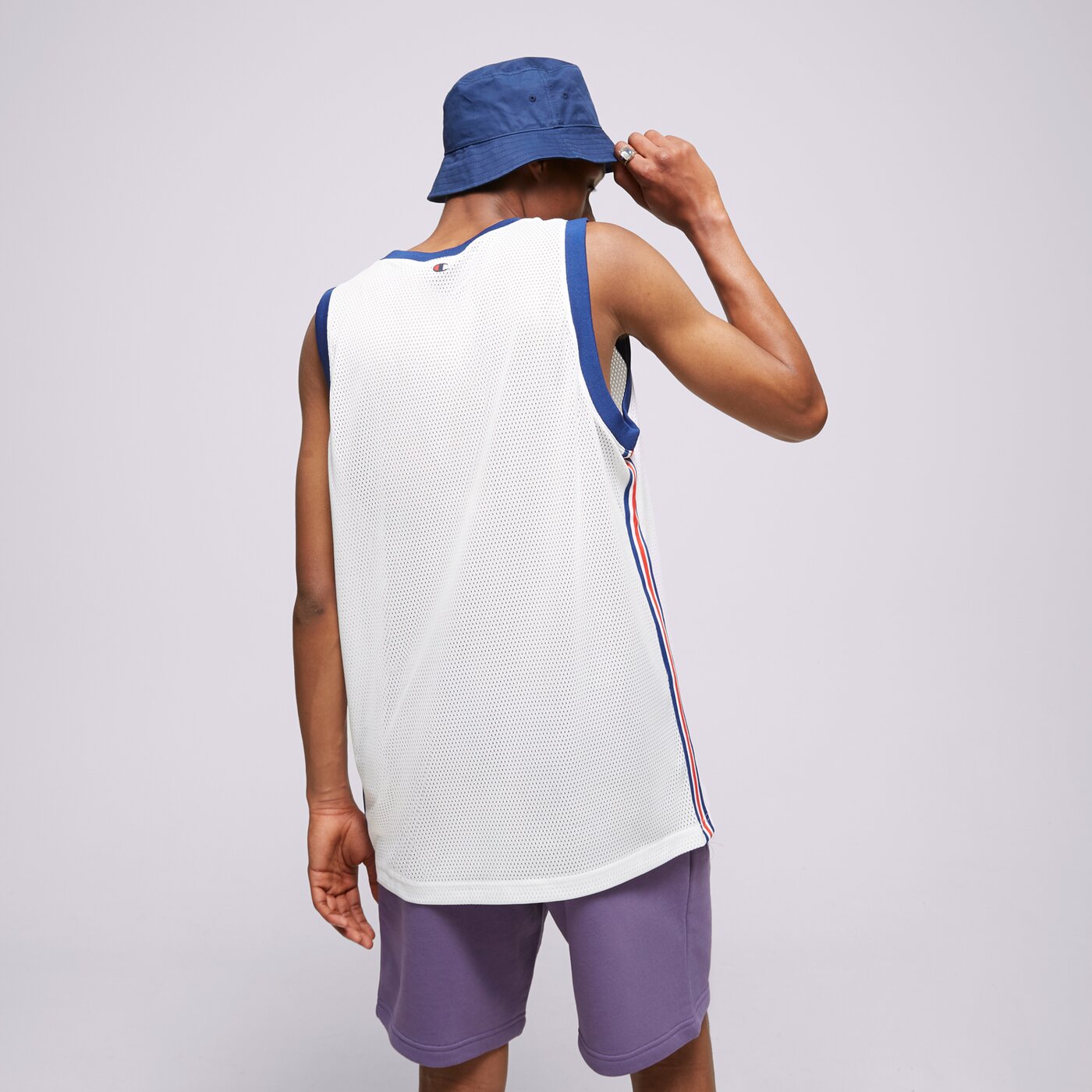 Мъжка тениска CHAMPION ПОТНИК ПОТНИК ТОП 218769ww001 цвят бял