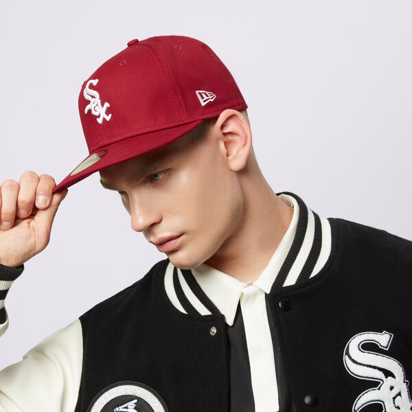 Мъжка шапка с козирка NEW ERA ШАПКА LE 5950 WHITE SOX CHICAGO WHITE SOX 60364430 цвят бордо