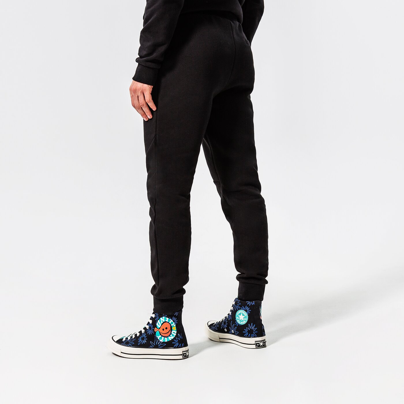 Мъжки панталони CONFRONT ПАНТАЛОНИ ESSENTIAL cf122spm90001 цвят черен