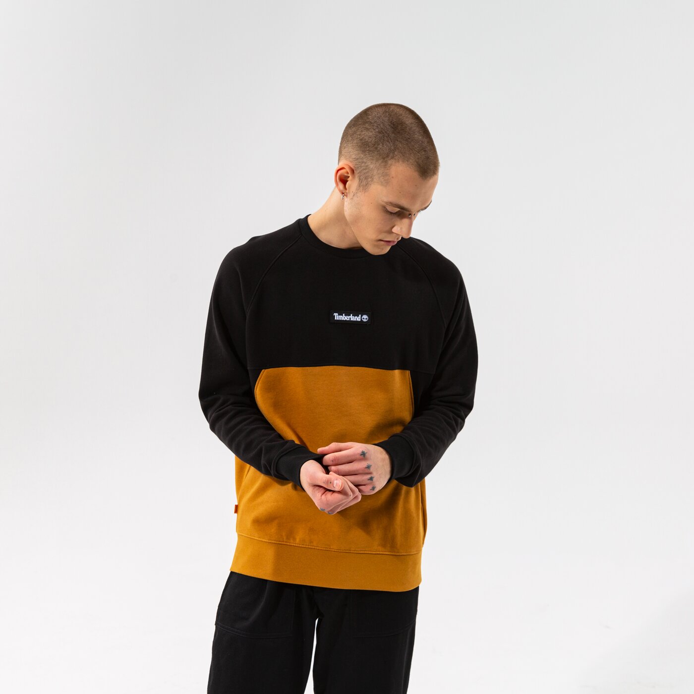 Мъжки суичър TIMBERLAND СУИТЧЪР YC CUT & SEW CREW tb0a22kfp561 цвят горчица
