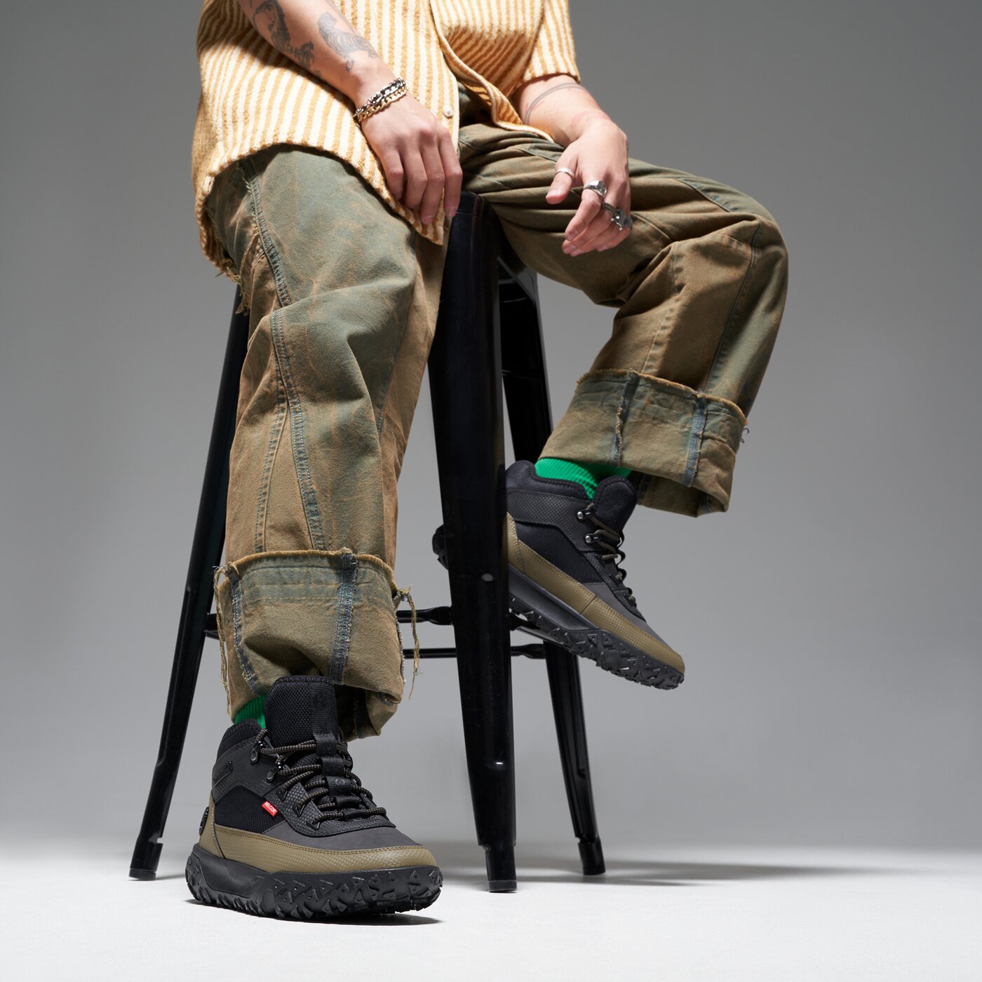 Мъжки зимни обувки TIMBERLAND GS MOTION 6 LTHR SUPER OX  tb0a651r0151 цвят черен