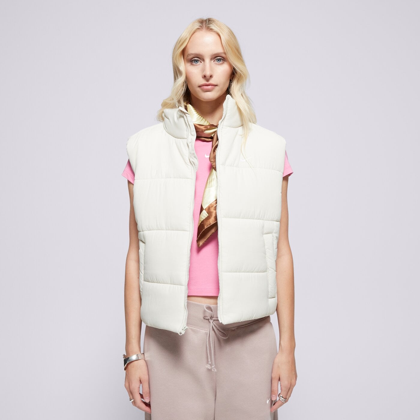  NIKE ЕЛЕК W NSW TF SYNFL NK CLSC VEST fz5922-072 цвят бежов