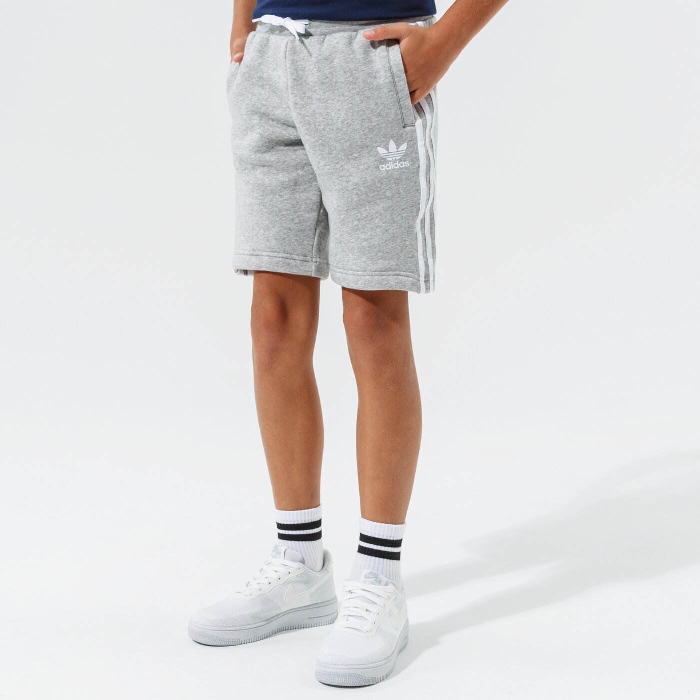  ADIDAS ШОРТИ FLEECE SHORTS MM dv2891 цвят сив
