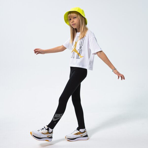 Детска тениска JORDAN ТЕНИСКА JDG JORDAN AIR SHINE GIRL 45b058001 цвят бял