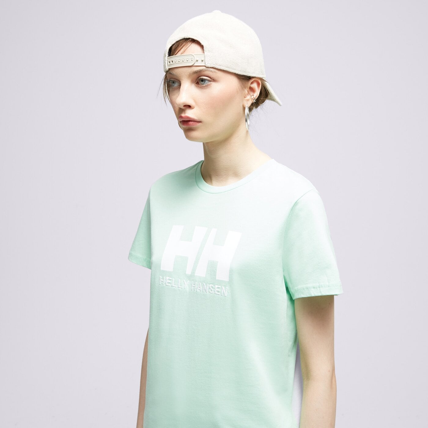 Дамска тениска HELLY HANSEN ТЕНИСКА W HH LOGO 34112419 цвят зелен