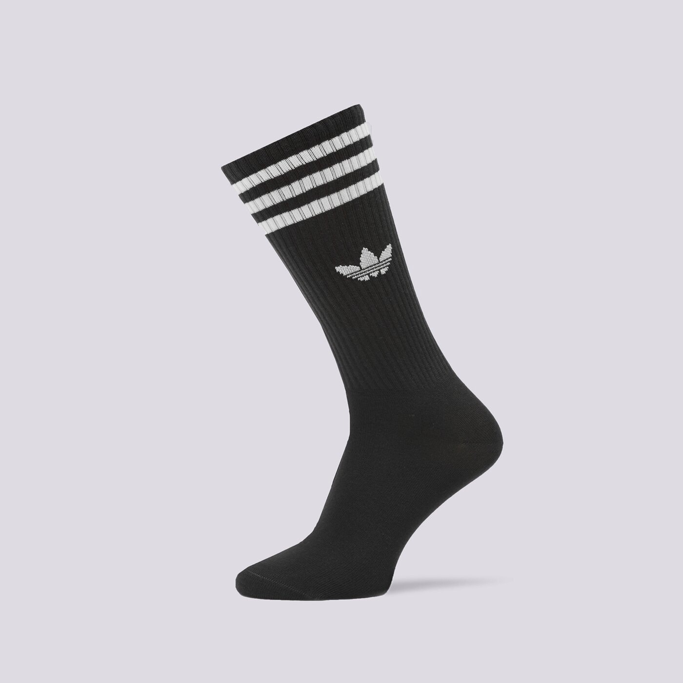 Дамски чорапи ADIDAS ЧОРАПИ 3-PACK SOLID SOCKS HIGH CREW il5015 цвят черен