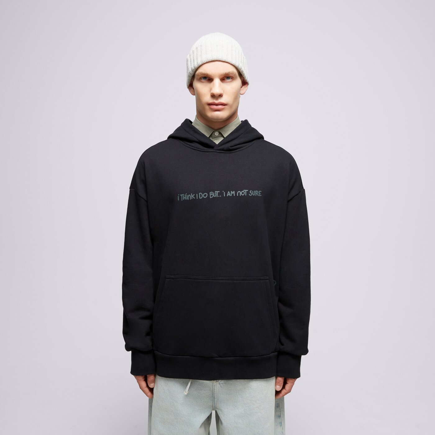 Мъжки суичър S.NOW JOB SIZEER HOODIE “I THINK I DO” BLACK si123blu50002 цвят черен