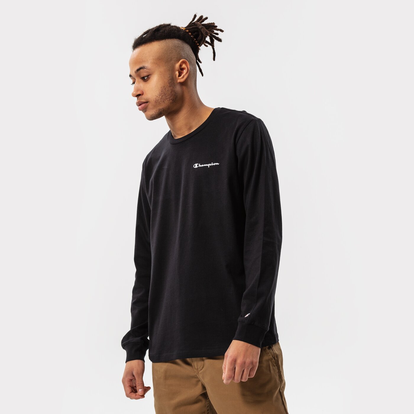 Мъжка тениска CHAMPION ТЕНИСКА LONG SLEEVE ТЕНИСКА 217162kk001 цвят черен