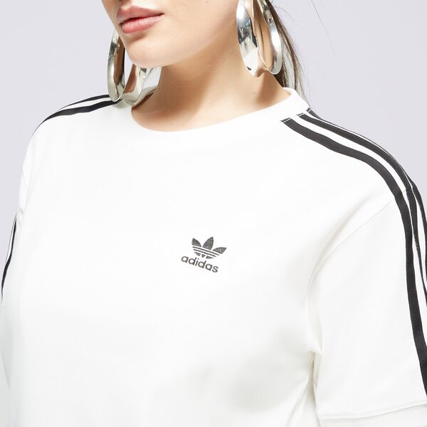 Дамска тениска ADIDAS ТЕНИСКА 3 STRIPE TEE ir8051 цвят бял