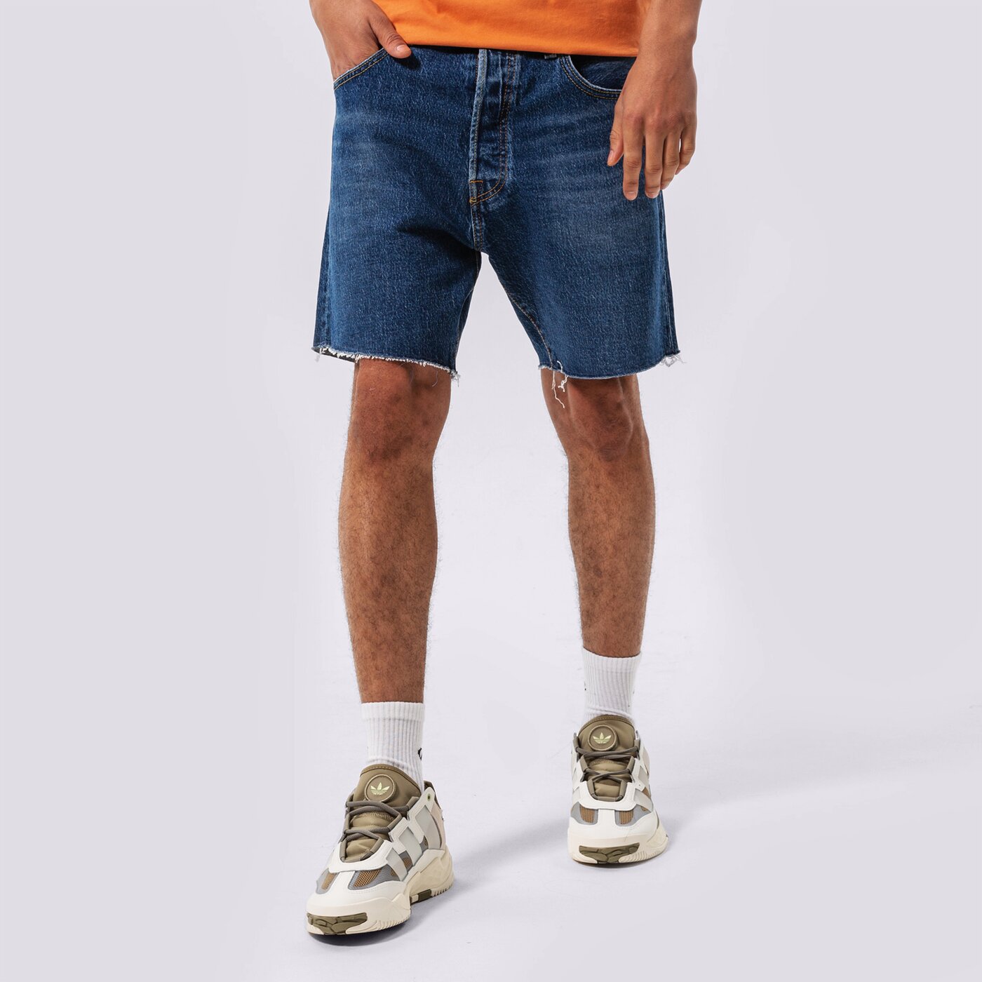 Мъжки къси панталони LEVI'S ШОРТИ 501 93 SHORTS 852210024 цвят син
